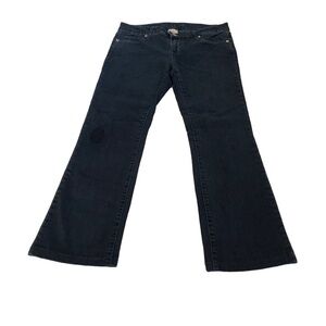 Liz Claiborne Bootcut Jeans, Size 7, Dark Wash Blue Denim